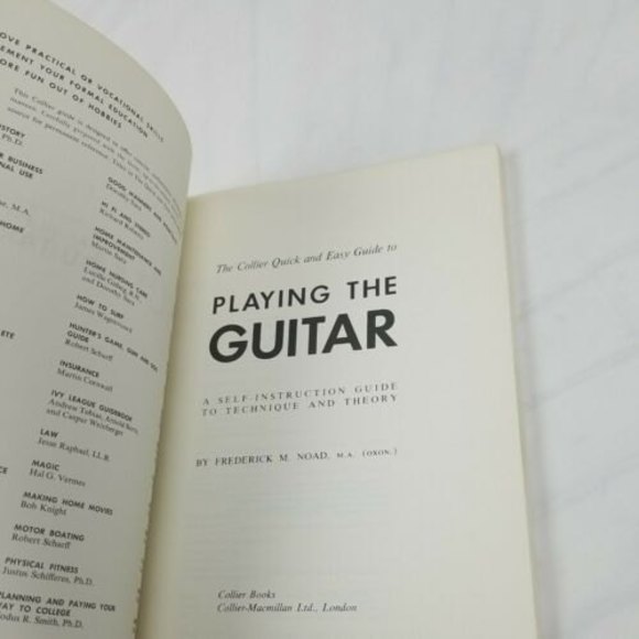 The Collier Quick and Easy Guide to Playing the Guitar by Frederick Noad(1969 Pp - Picture 4 of 10